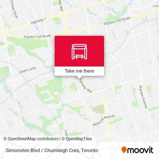 Simonston Blvd / Chumleigh Cres map