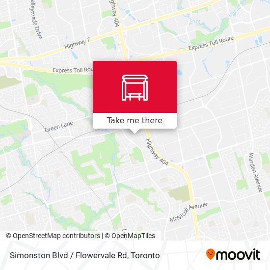 Simonston Blvd / Flowervale Rd map