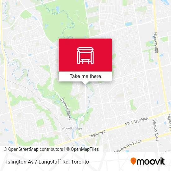 Islington Av / Langstaff Rd map