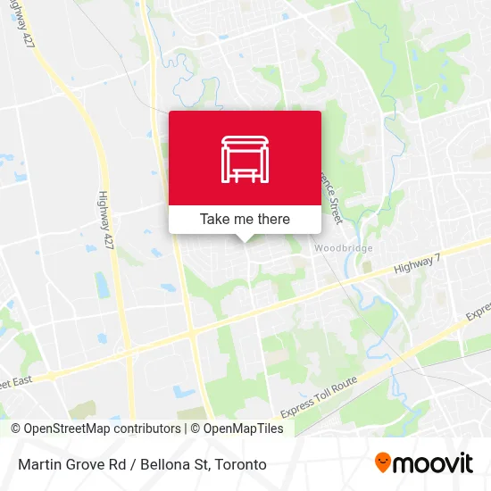 Martin Grove Rd / Bellona St map
