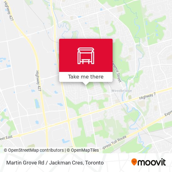 Martin Grove Rd / Jackman Cres map