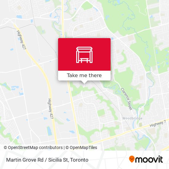 Martin Grove Rd / Sicilia St map
