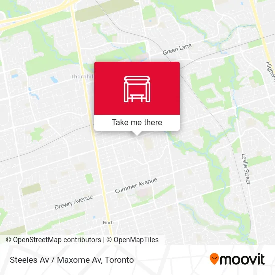 Steeles Av / Maxome Av map