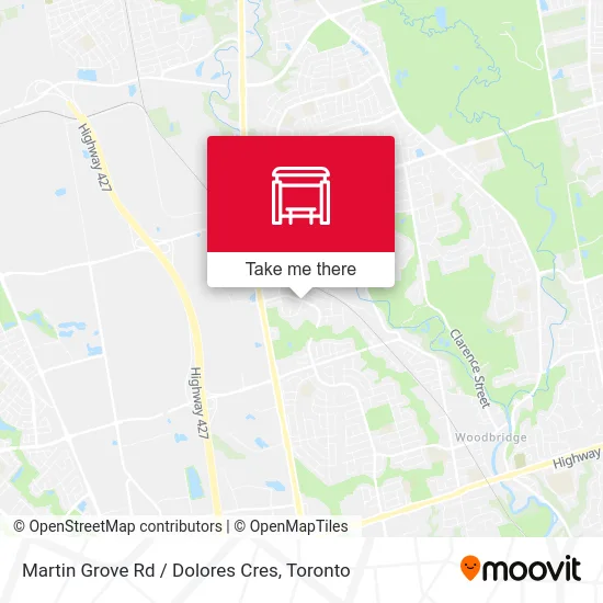 Martin Grove Rd / Dolores Cres map