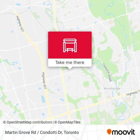 Martin Grove Rd / Condotti Dr map