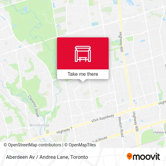 Aberdeen Av / Andrea Lane map