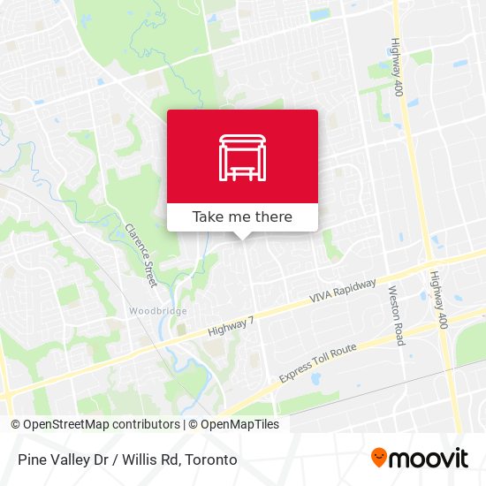 Pine Valley Dr / Willis Rd map