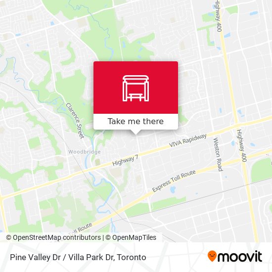 Pine Valley Dr / Villa Park Dr map