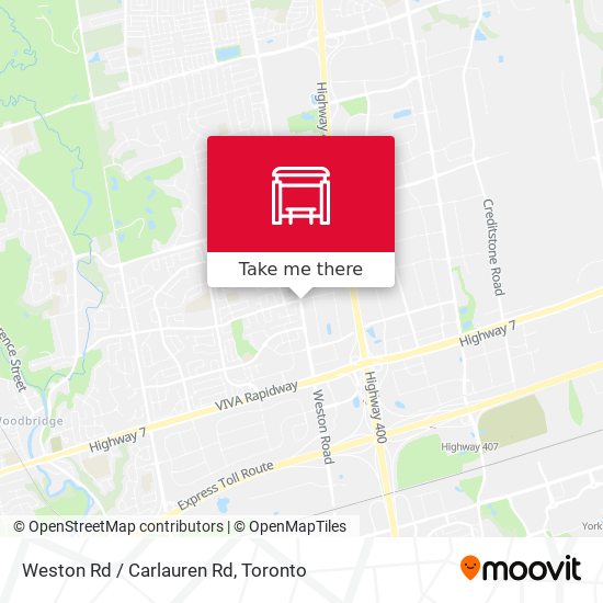 Weston Rd / Carlauren Rd map