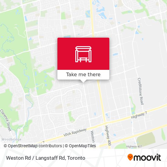 Weston Rd / Langstaff Rd map