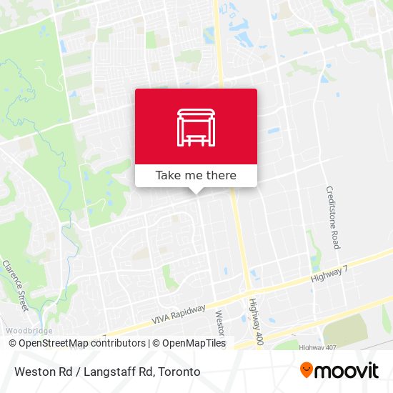 Weston Rd / Langstaff Rd plan