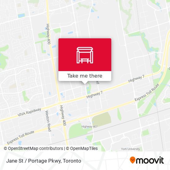 Jane St / Portage Pkwy plan