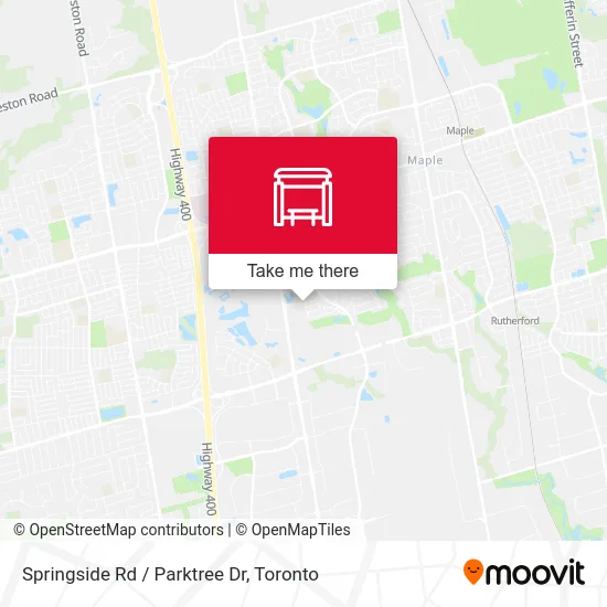 Springside Rd / Parktree Dr map