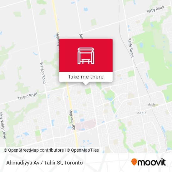 Ahmadiyya Av / Tahir St plan