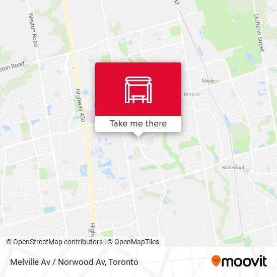Melville Av / Norwood Av map