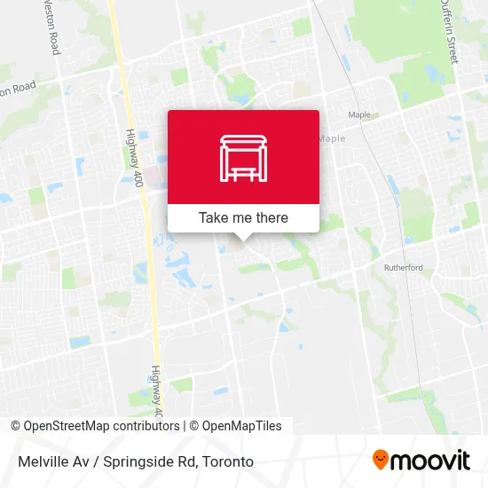 Melville Av / Springside Rd map