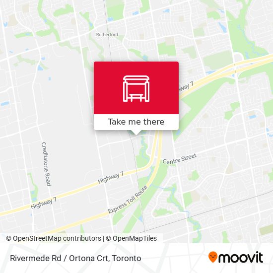 Rivermede Rd / Ortona Crt map