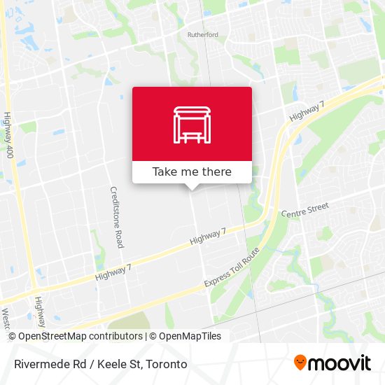 Rivermede Rd / Keele St map