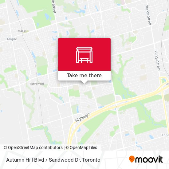 Autumn Hill Blvd / Sandwood Dr map