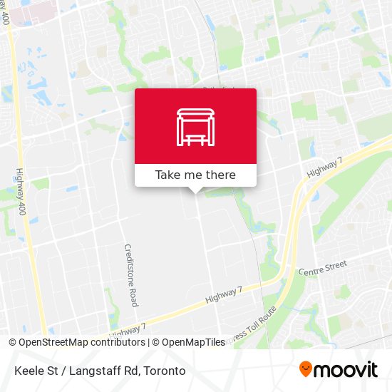 Keele St / Langstaff Rd map