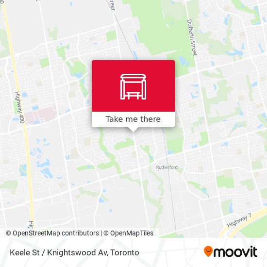 Keele St / Knightswood Av map