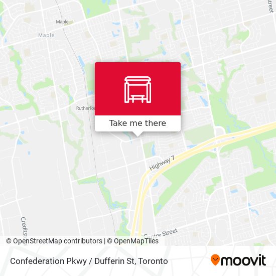 Confederation Pkwy / Dufferin St map