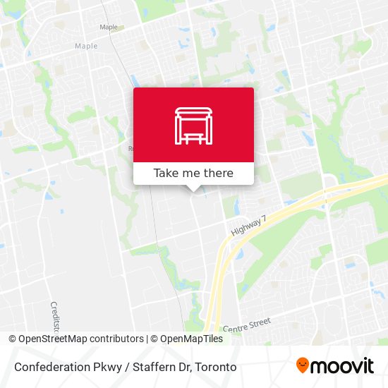 Confederation Pkwy / Staffern Dr map