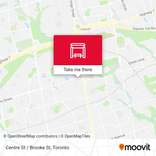 Centre St / Brooke St map