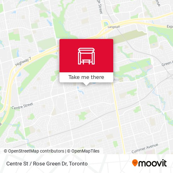 Centre St / Rose Green Dr plan