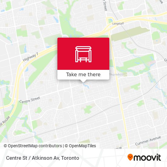 Centre St / Atkinson Av plan