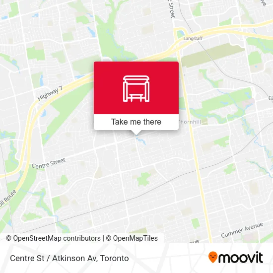 Centre St / Atkinson Av map