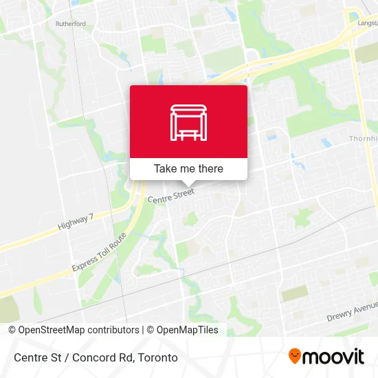 Centre St / Concord Rd map