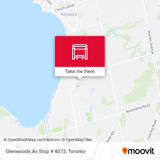 Glenwoods Av Stop # 4072 plan