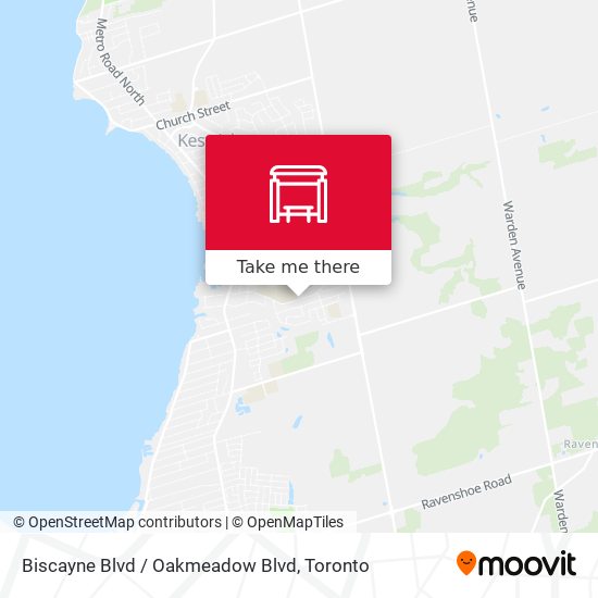 Biscayne Blvd / Oakmeadow Blvd map