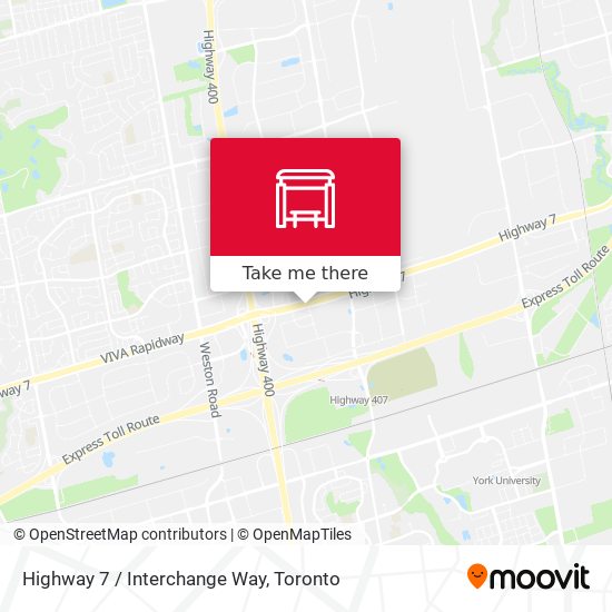 Highway 7 / Interchange Way map