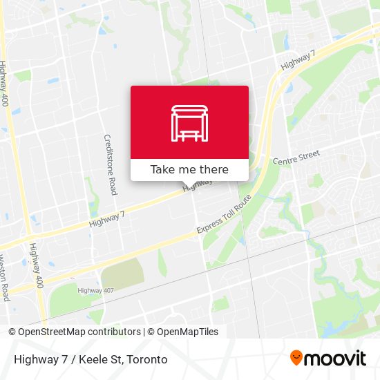Highway 7 / Keele St plan