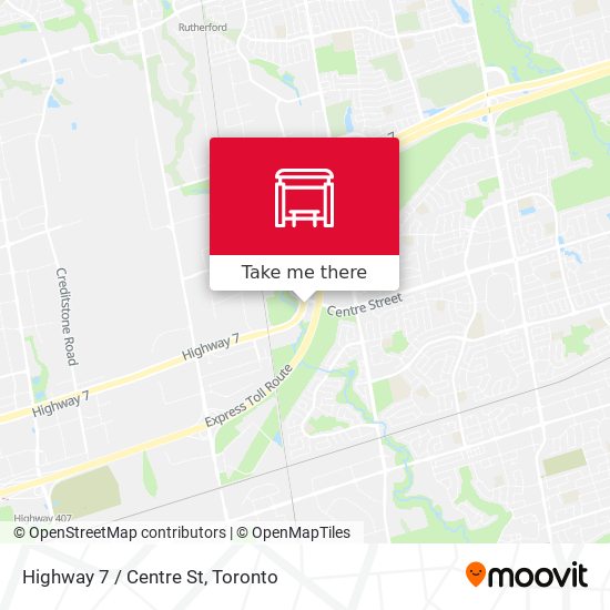 Highway 7 / Centre St plan