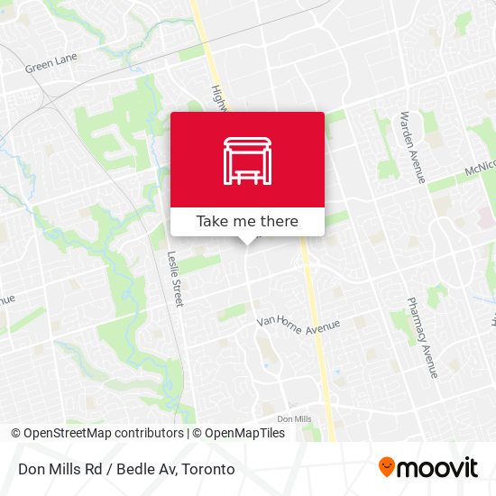 Don Mills Rd / Bedle Av plan