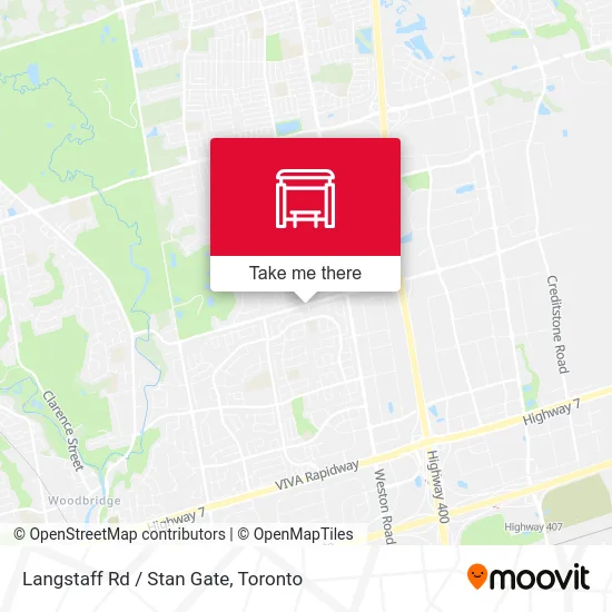 Langstaff Rd / Stan Gate map
