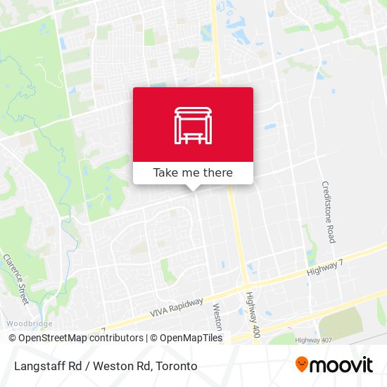 Langstaff Rd / Weston Rd plan