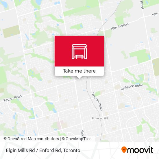 Elgin Mills Rd / Enford Rd map
