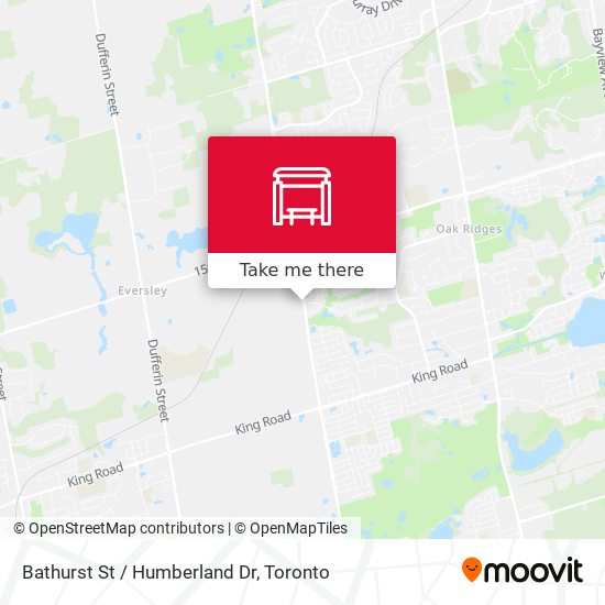 Bathurst St / Humberland Dr map