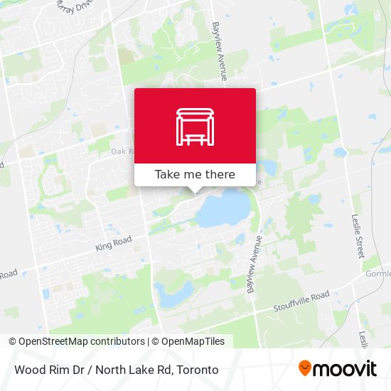 Wood Rim Dr / North Lake Rd map