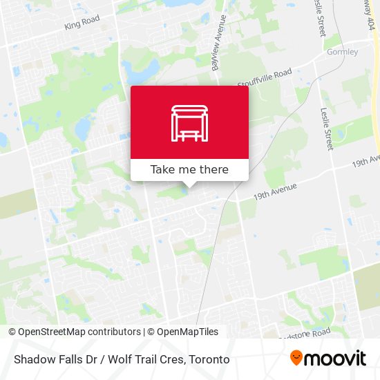 Shadow Falls Dr / Wolf Trail Cres map
