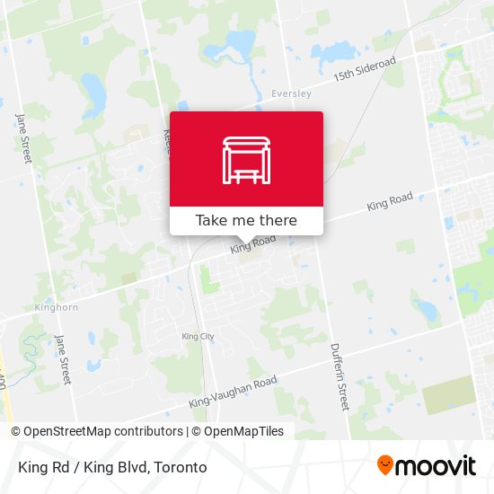 King Rd / King Blvd map