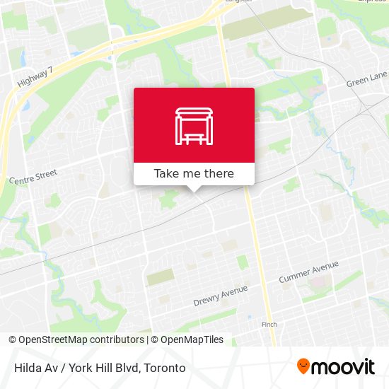 Hilda Av / York Hill Blvd map