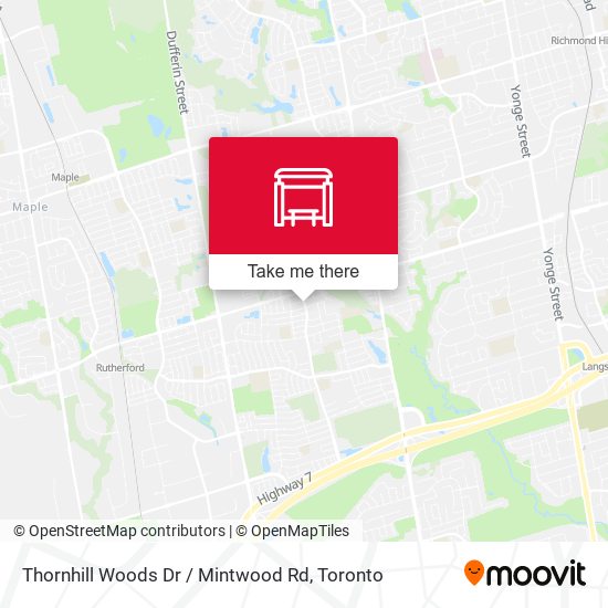 Thornhill Woods Dr / Mintwood Rd map