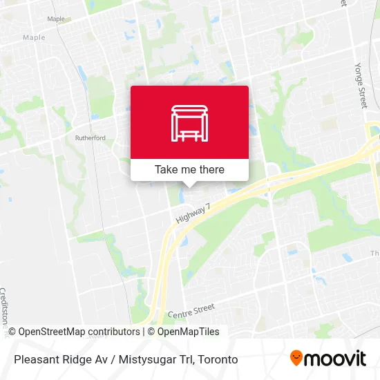 Pleasant Ridge Av / Mistysugar Trl map