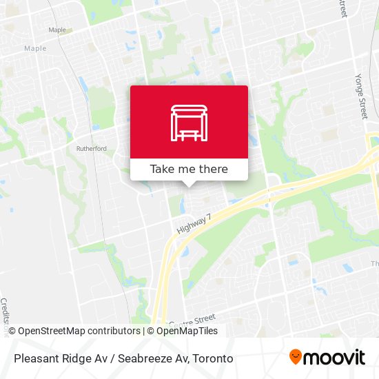 Pleasant Ridge Av / Seabreeze Av map