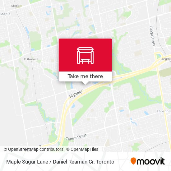 Maple Sugar Lane / Daniel Reaman Cr map